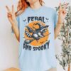 Feral and Spooky Raccoon Halloween T Shirt 2 1