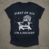 First of all Im a Delight Raccoon T Shirt Navy S 1 1