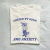 Fueled By Soup and Anxiety Cowboy Trash Panda Shirt Natural S 1 1