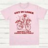 Get in Loser Trouble Aint Gonna Make Itself Vintage Shirt Funny Raccoon Opossum Meme Tee Woodland Animals Nature Lover T Shirt Fun Gift Light Pink S 1 1